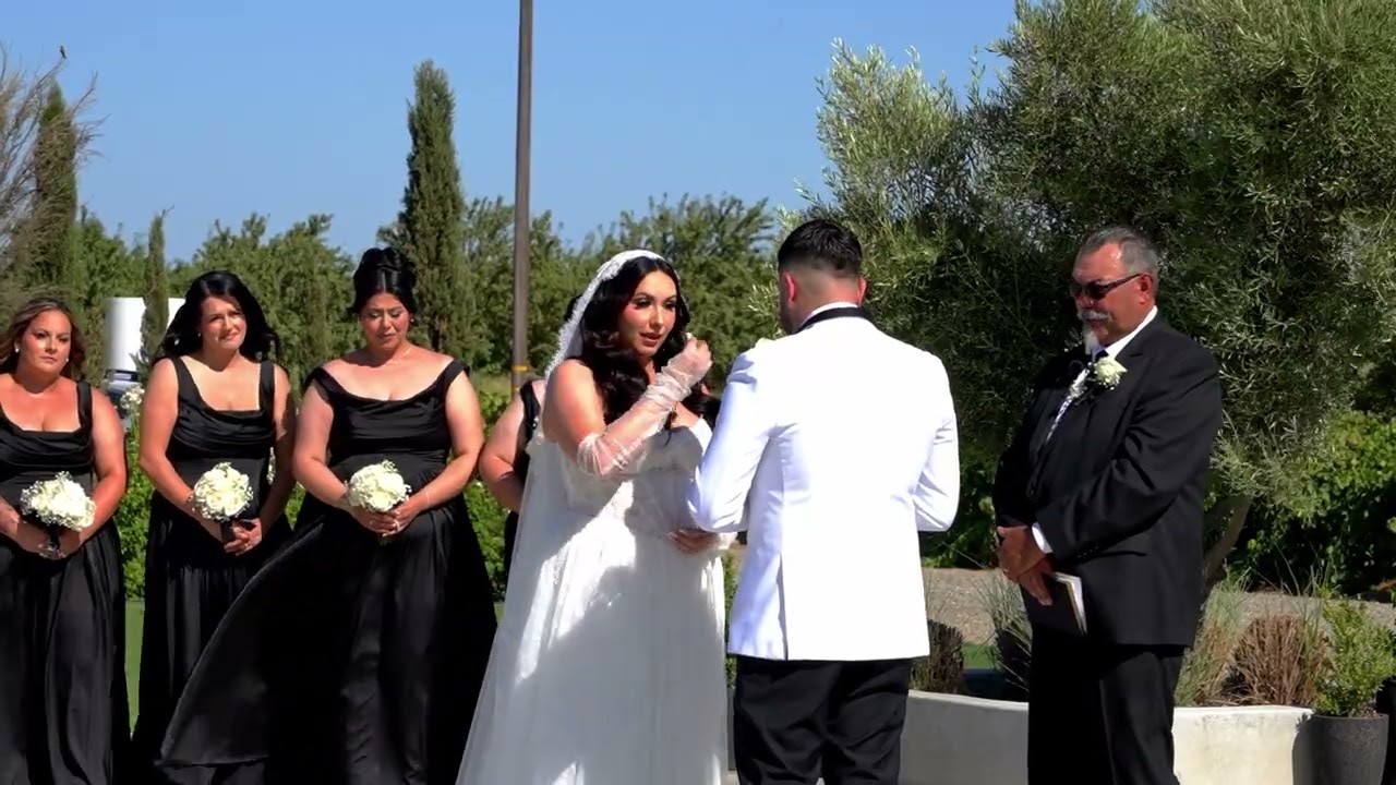 Still from Britt & Nick's wedding film